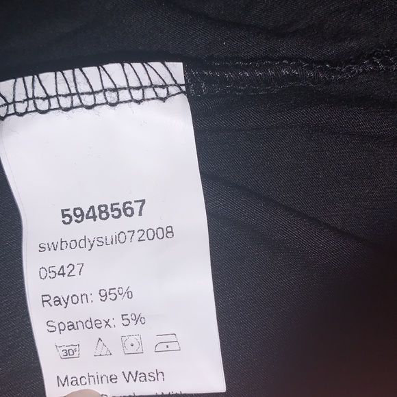 Mixed Media Body Suit - Picture 4 of 4